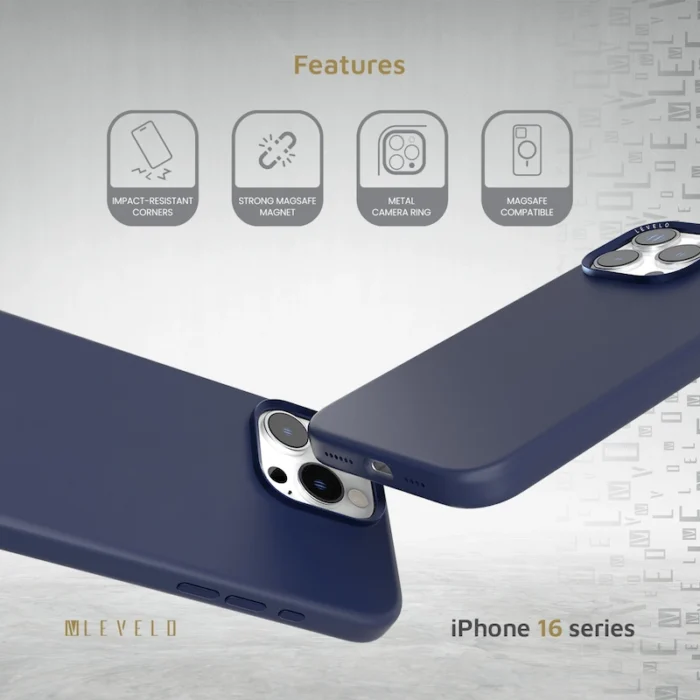 Levelo Iris Magsafe Liquid Silicone Case iPhone 16 Pro - Pro Max (1)