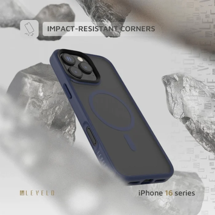 Levelo Matte Solo Case for iPhone 16 Pro - Pro Max (1)