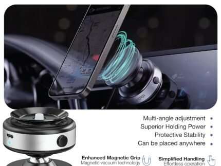 KOWVOWZ 360°Rotation Magnetic Car Phone Holder
