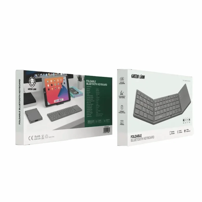 Green Lion Foldable Bluetooth Keyboard - Gray (1) (1)