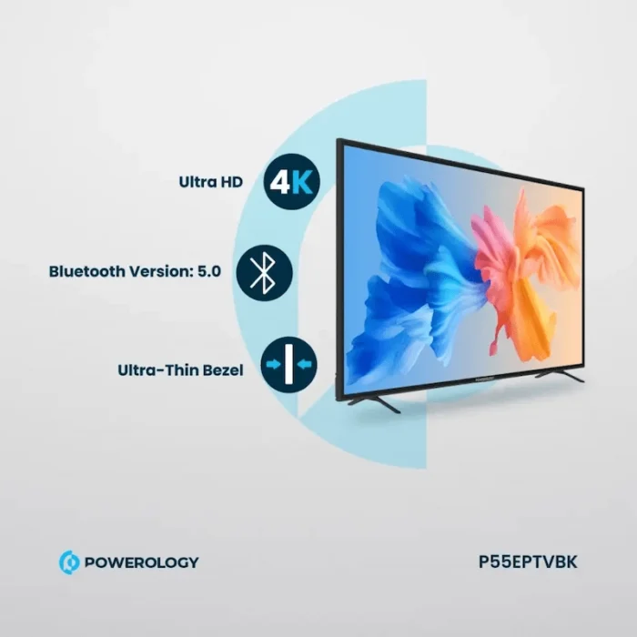 Powerology Break-Proof Android Smart TV 55_ - Black (1)