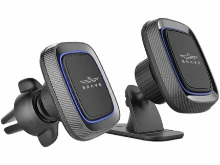 BRAVE 2-in-1 Car Phone Holder, Magnetic Car Phone Holder