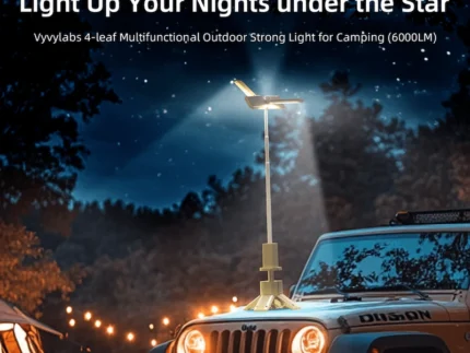 Vyvylabs 4-leaf Multifunctional Outdoor Strong Light for Camping