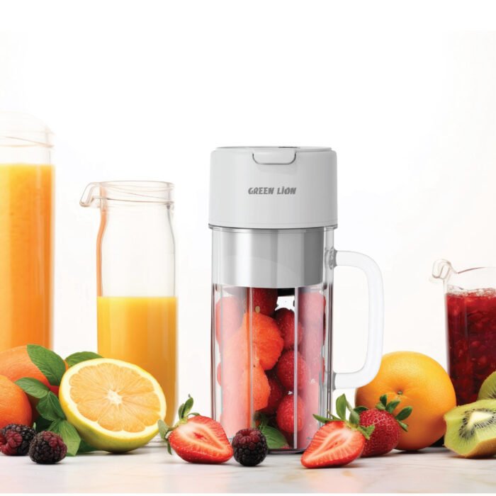 Green Lion Portable Blender Mug 2 - White (4)