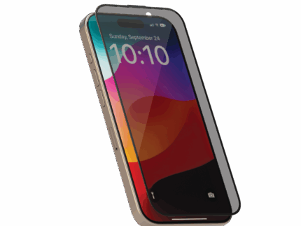 Levelo Privacy Screen Protector Twice-Tempered Glass for iPhone 15 Pro