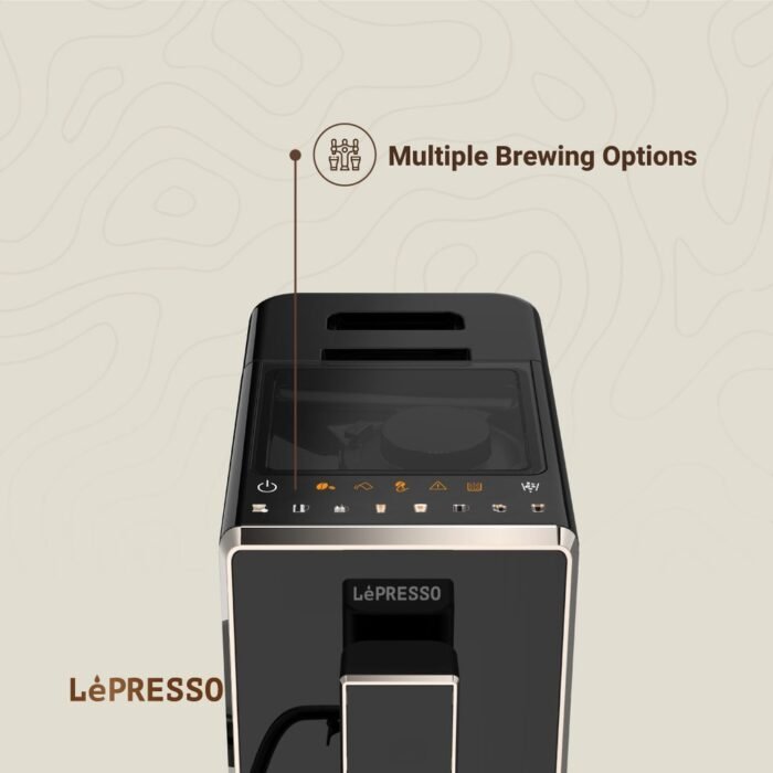 Lepresso Automatic Espresso Machine - Black (6)
