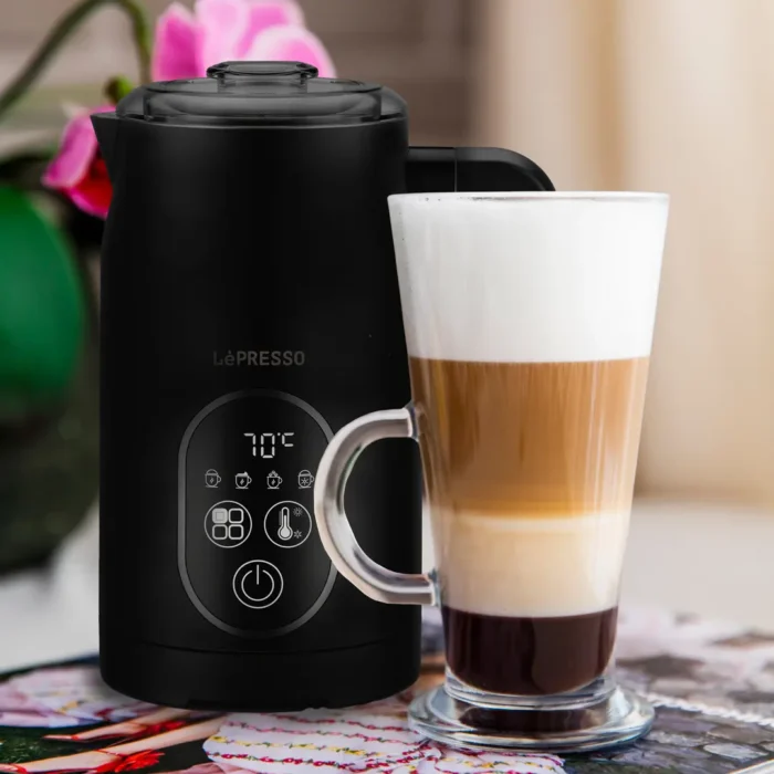 Lepresso Four Froth Milk Frother - Black (2) (1)