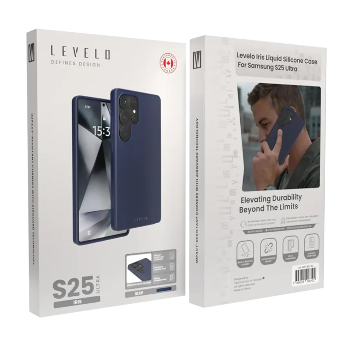 Levelo Iris Liquid Silicone Case for Samsung S25 Plus - Ultra (1)