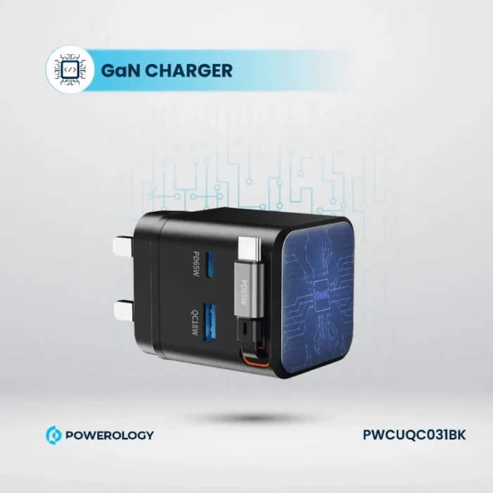 Powerology Dual Port _ Retractable GaN Charger (11) (1)