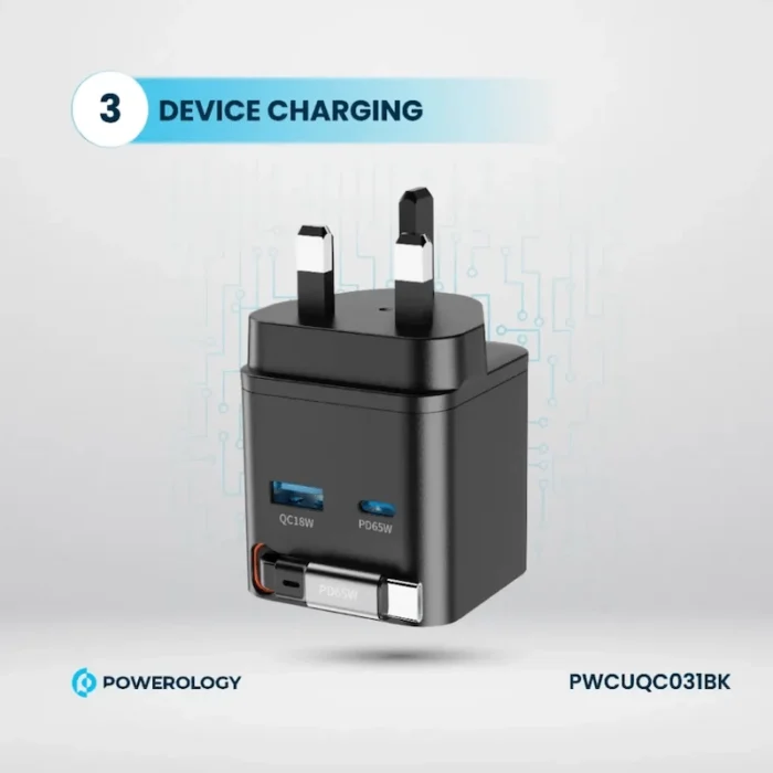 Powerology Dual Port _ Retractable GaN Charger (12) (1)