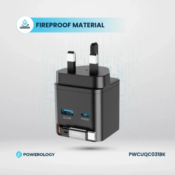 Powerology Dual Port _ Retractable GaN Charger (14) (1)