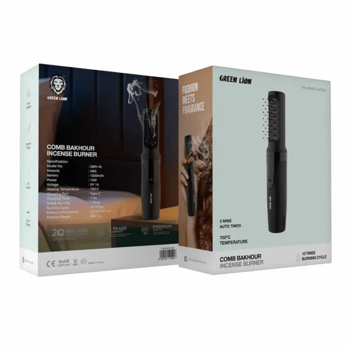 Green Lion Comb Bakhour Incense Burner (1)