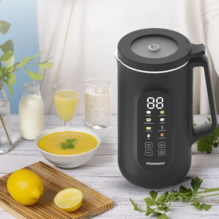 Porodo Lifestyle 800W Nut Milk Maker - Black (3) (1)