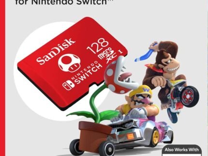 SanDisk microSD Card 128GB Super Mario Edition, for Nintendo-Switch