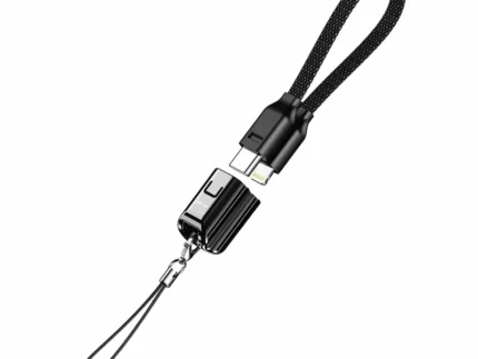 Green Lion Lanyard Cable USB-C to Lightning 30W