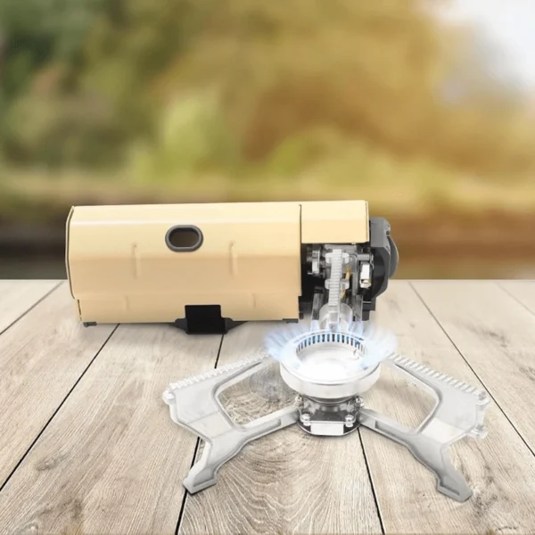 موقد غاز محمول للتخييم من Porodo بموقد واحد 2600 واط