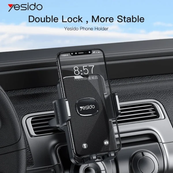 حامل هاتف Yesido ذو ذراع المشبك الإلكتروني C133