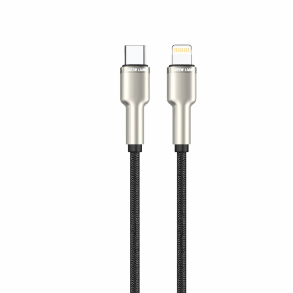 كابل Green Lion USB-C إلى Lightning مضفر