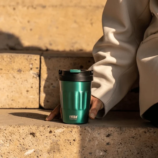 TYESO Stainless Steel Portable Tumbler