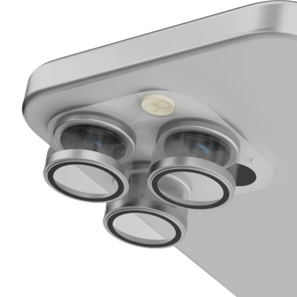 واقي عدسة الكاميرا Levelo Lucent Trio لهاتف iPhone 15 Pro Max / 15 Pro