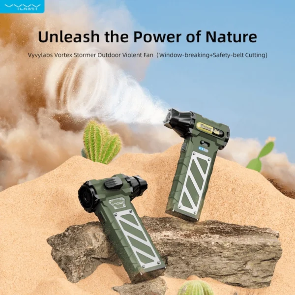 مروحة Vyvylabs Vortex Stormer الخارجية العنيفة