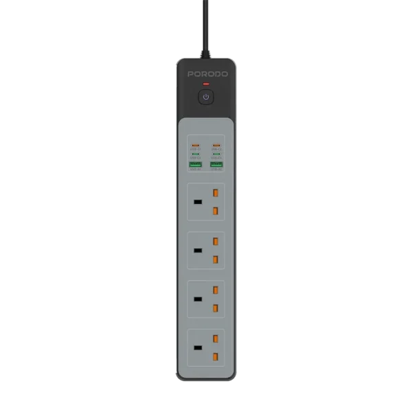 Porodo 4AC 65W 3000W Power Strip