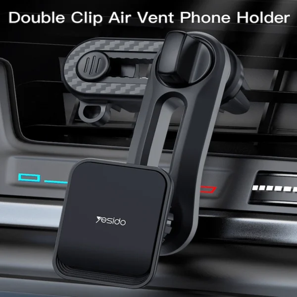 Yesido Double Air Outlet Phone Holder C106