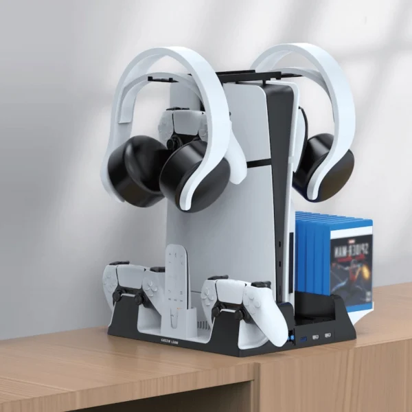 Green Lion PS5 Cooling Stand Charging Station