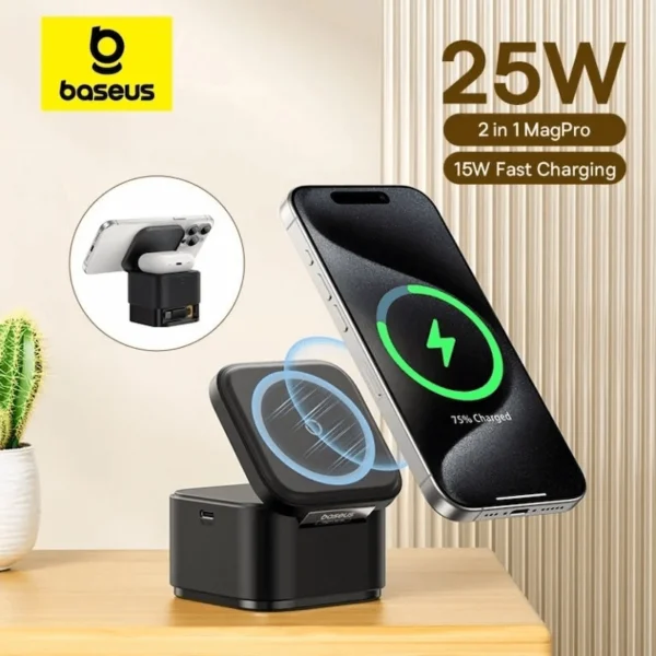 Baseus MagPro 2 in 1 Wireless Charger