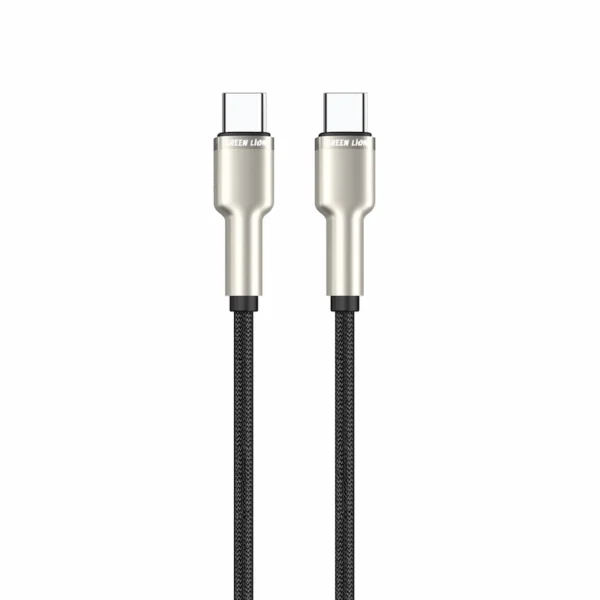 كابل مضفر سميك من USB-C إلى USB-C من Green Lion