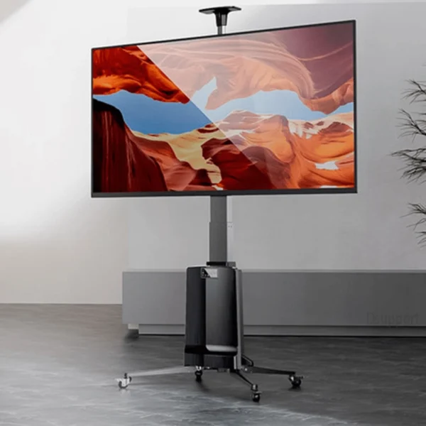 شاشات مسطحة ولوحات ذكية وعربة تثبيت تلفزيون آلية