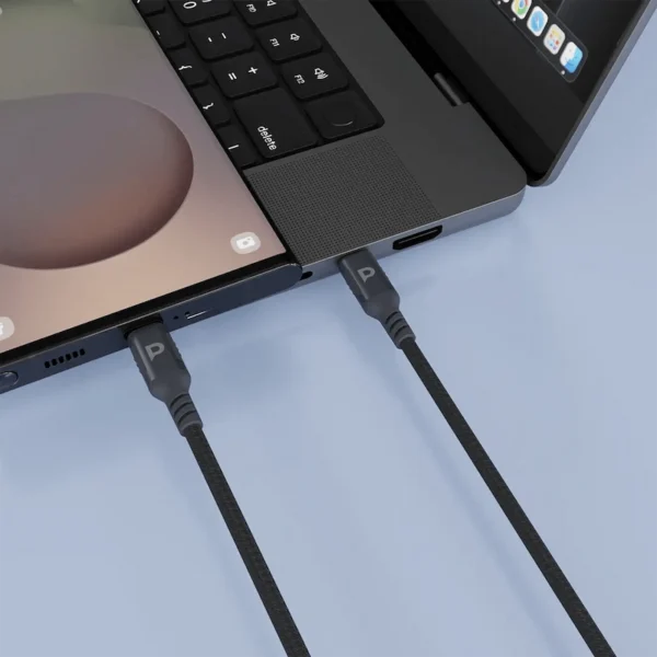 Powerology Power Sync Weave USB-C to USB-C Cable