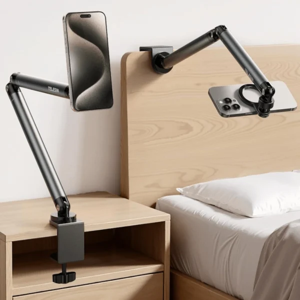 Telsein Magnetic Phone Stand For Live Streaming Clamp Edition