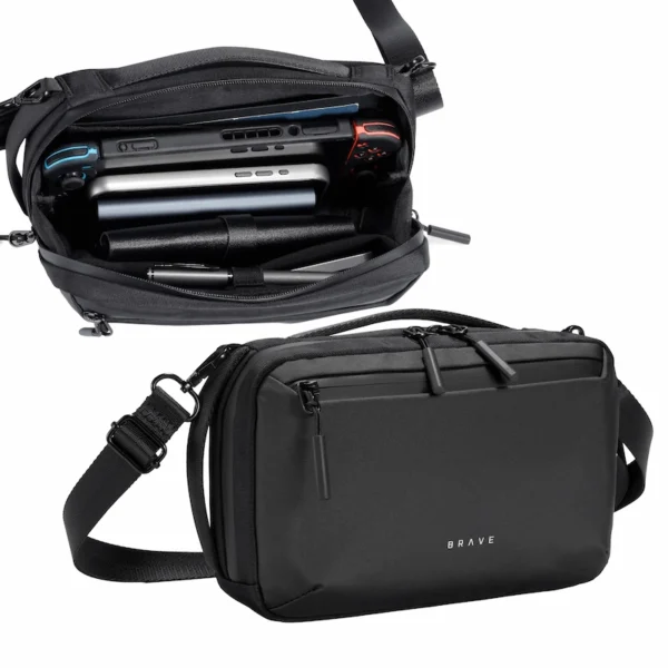 BRAVE Tech Pouch with Shoulder Strap & Dual Handles BTP-05