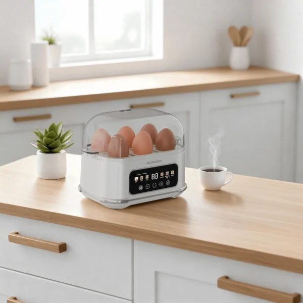 Porodo Poacher Smart Electric Egg Boiler with Program Selector