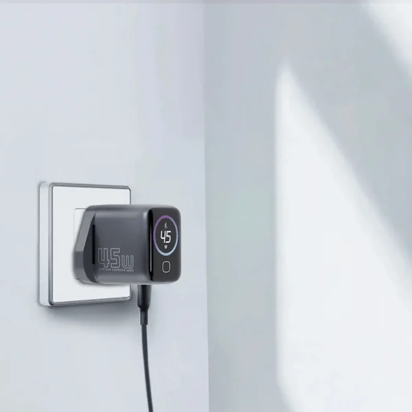 شاحن حائط Powerology Voltflow 45W AVS GaN