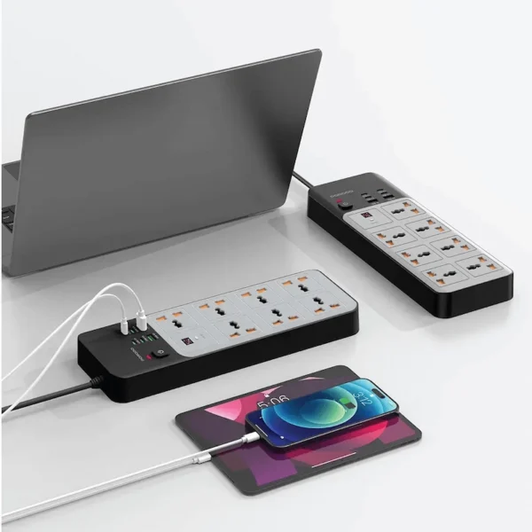 Porodo 3000W | 7AC Universal Power Strip